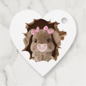 Étiquettes Cadeau Rabbit with pracible (Dos)