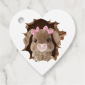 Étiquettes Cadeau Rabbit with pracible (Devant)