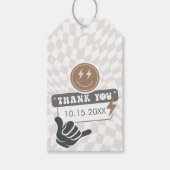 Étiquettes-cadeau Rad Cool Dude | Garçons Retro Patinage Anniversair (Devant)