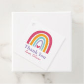 Étiquettes Cadeau Rainbow Bright Birthday Merci Favoriser (En situation)