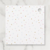 Étiquettes Cadeau Rainbow Fairy Anniversaire Merci (Dos)