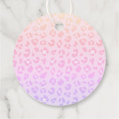 Étiquettes Cadeau Rainbow Leopard Pop It When She Pops (Dos)