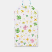 Étiquettes-cadeau Rainbow Lucky One Merci Balise Anniversaire (Dos)