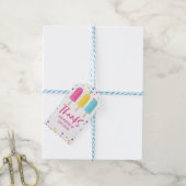 Étiquettes-cadeau Rainbow Pops Anniversaire d'été (Avec de laficelle)