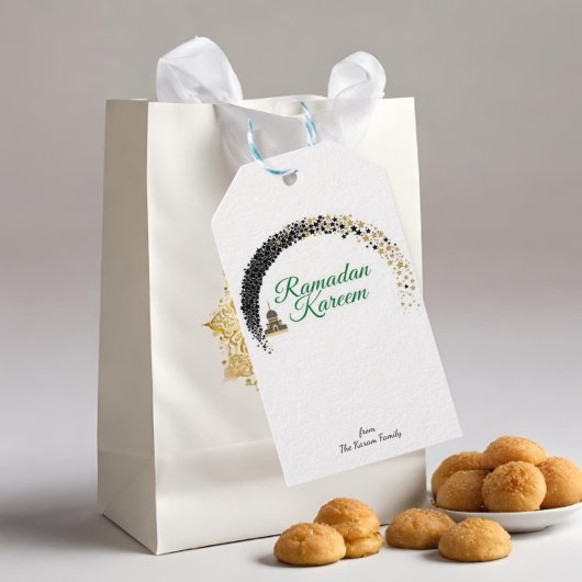 Étiquettes-cadeau Ramadan Kareem theme gift Sticker for celebration