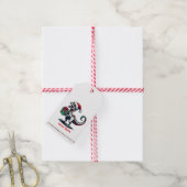 Étiquettes-cadeau rapace de Noël Santa hat (With Twine)