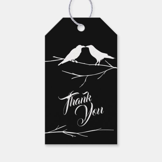 Étiquettes-cadeau Ravens Mariage gothique (Devant)