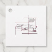 Étiquettes Cadeau Réalité fragmentée - Expression architecturale (Devant)