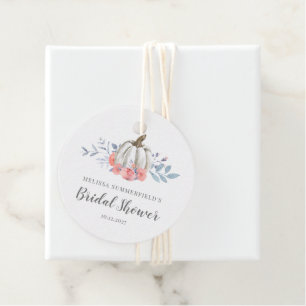 Étiquettes Cadeau Réception de mariage florale rustique lilas citrou