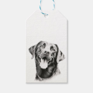 Étiquettes-cadeau Récupérateur Labrador personnalisable