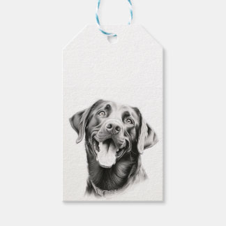 Étiquettes-cadeau Récupérateur Labrador personnalisable