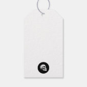 Étiquettes-cadeau Red Death Dancing Skeletons Mariage gothique (Dos)