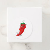 Étiquettes Cadeau Red Hot Pepper Diva Fiesta (En situation)