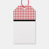 Étiquettes-cadeau Red Ladybug, fête d'anniversaire des enfants (Dos)