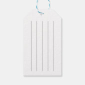 Étiquettes-cadeau red modern lettering love  (Dos)