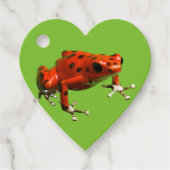 Étiquettes Cadeau Red Poison Dart Frog (Devant)