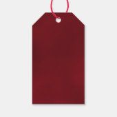 Étiquettes-cadeau Red Rose Réflexions Amour & Merci Mariage (Dos)