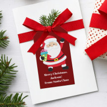 Red Santa Claus Customisé Enfants Noël
