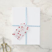 Étiquettes-cadeau Red Scribble Hearts – Moder Happy Valentine’s Day  (Avec de laficelle)