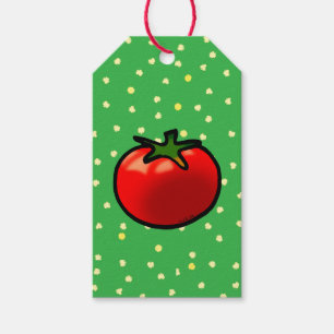 Étiquettes-cadeau Red Tomato Whimsical Custom Art