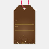 Étiquettes-cadeau Red Velvet Custom Birthday Invitation Card (Dos)