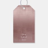 Étiquettes-cadeau Réflexions aquarelle Merci cannelle ID774 (Dos)