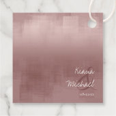 Étiquettes Cadeau Réflexions aquarelle Merci cannelle ID774 (Dos)