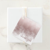 Étiquettes Cadeau Réflexions aquarelle Merci cannelle ID774 (En situation)