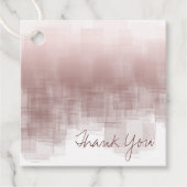 Étiquettes Cadeau Réflexions aquarelle Merci cannelle ID774 (Devant)