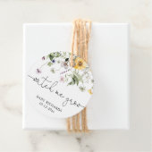 Étiquettes Cadeau Regardez-moi pousser Fleur sauvage lavande fleurie (En situation)