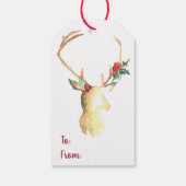 Étiquettes-cadeau Reindeer Hang Tang (Dos)