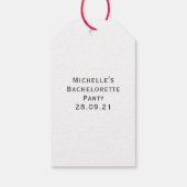 Étiquettes-cadeau Reine de Coeur (Dos)