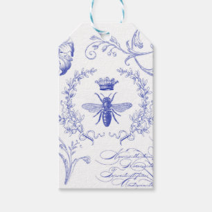 Étiquettes-cadeau reine des abeilles française vintage moderne
