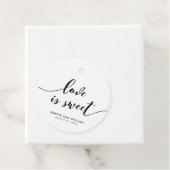Étiquettes Cadeau Relax Script L'amour est doux Mariage (En situation)
