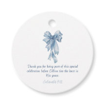 Religieuse Elle noue le noeud Favor Tags