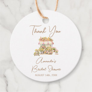 Étiquettes Cadeau Remerciement pour Baby Shower de mariage Love In B