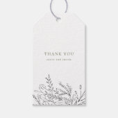 Étiquettes-cadeau Remerciement pour Bouquet débordant (Devant)