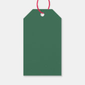 Étiquettes-cadeau Remerciements de mariage floraux tropicaux colorés (Dos)