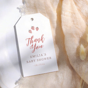 Étiquettes-cadeau Remerciements pour la Baby Shower Bébé Baies Culti