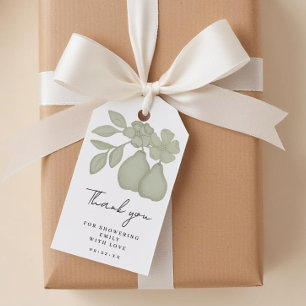 Étiquettes-cadeau Remerciements pour la Baby Shower de Mariée Parfai
