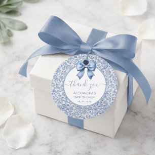 Étiquettes Cadeau Remerciements pour la Fête de Naissance de Bébé Ga