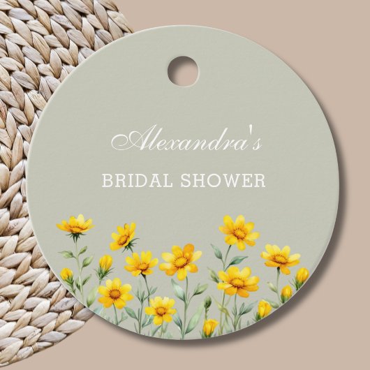 Étiquettes Cadeau Remerciements pour la réception de mariage champêt