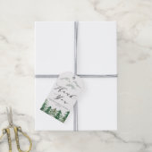 Étiquettes-cadeau Remerciements pour une Baby Shower dans les Bois A (Avec de la ficelle)