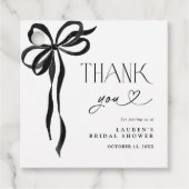 Étiquettes Cadeau Remerciements pour une Baby Shower Élégant avec un (Devant)