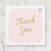 Étiquettes Cadeau Remerciements pour une Baby Shower Petits Petals e (Dos)