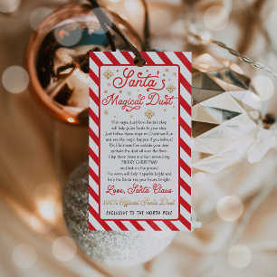 Étiquettes-cadeau Remplissage de boîte de nuit de Noël de la poussiè