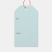 Étiquettes-cadeau Renard hipster de Noël (Dos)