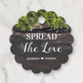 Étiquettes Cadeau Répandre Le Mariage Amour (Devant)