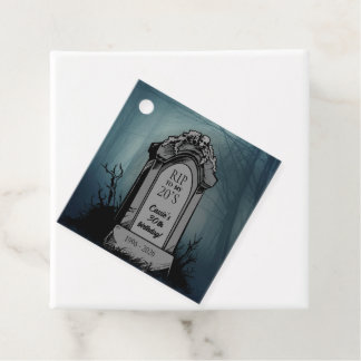 Étiquettes Cadeau Repose en paix à ma fête d'anniversaire des années
