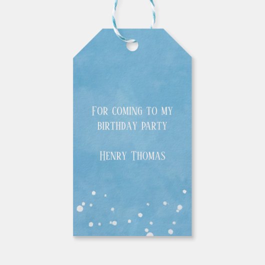 Étiquettes-cadeau Requin (Dos)